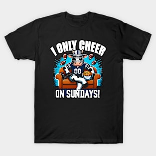 Funny Football Fan Tee - Dallas on Sundays T-Shirt